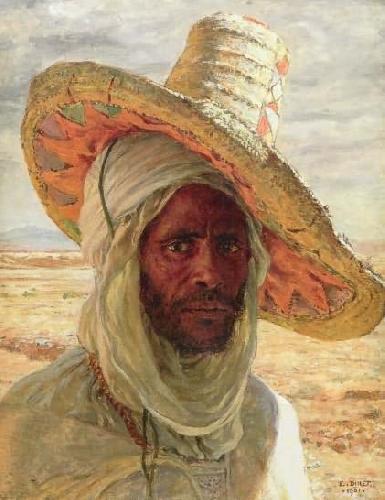 Etienne Dinet Tete d'Arabe oil painting picture